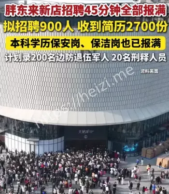 名校生挤爆胖东来的保安保洁岗